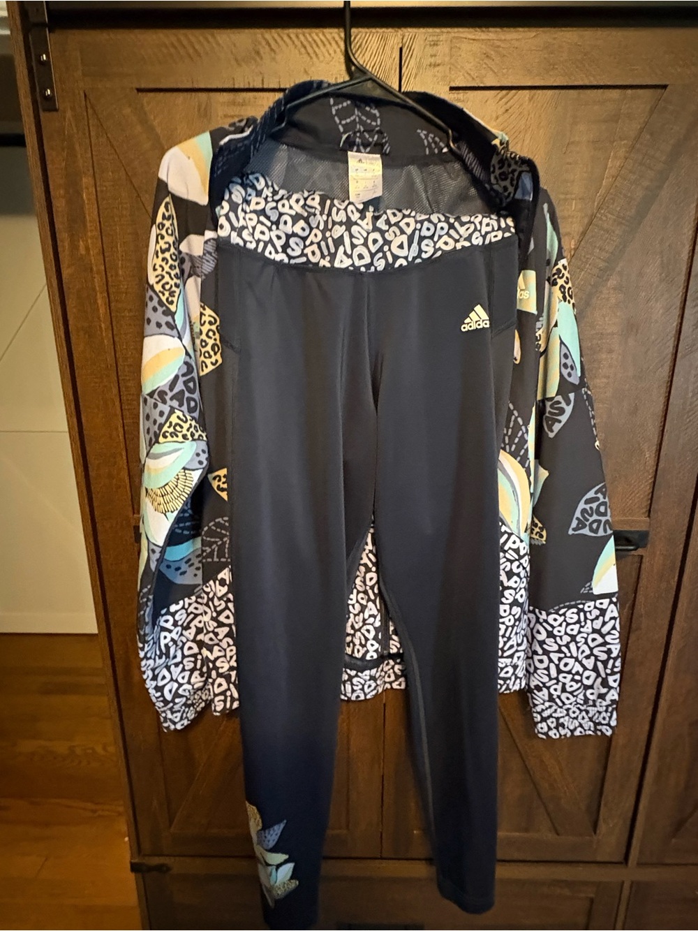 Adidas Navy Farm Rio Floral Track Jacket and Pants Set - Picture 2 of 7